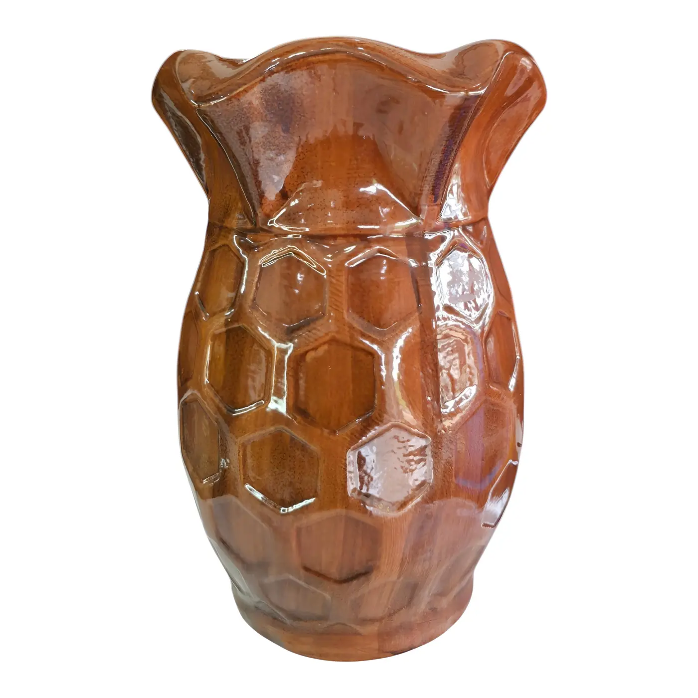 Ceramic Flower Pot - Ceramic Vase handmade by Ram Pottery Mauritius