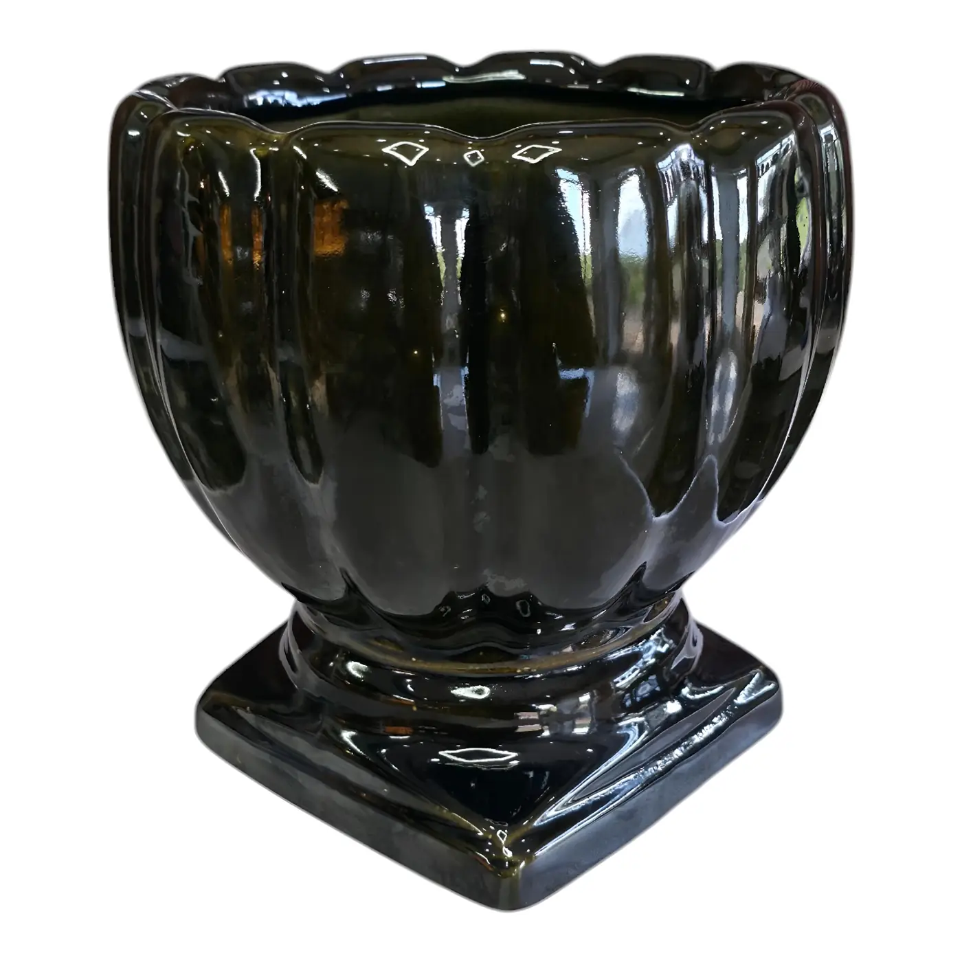 Ceramic Flower Pot - Ceramic Vase handmade by Ram Pottery Mauritius
