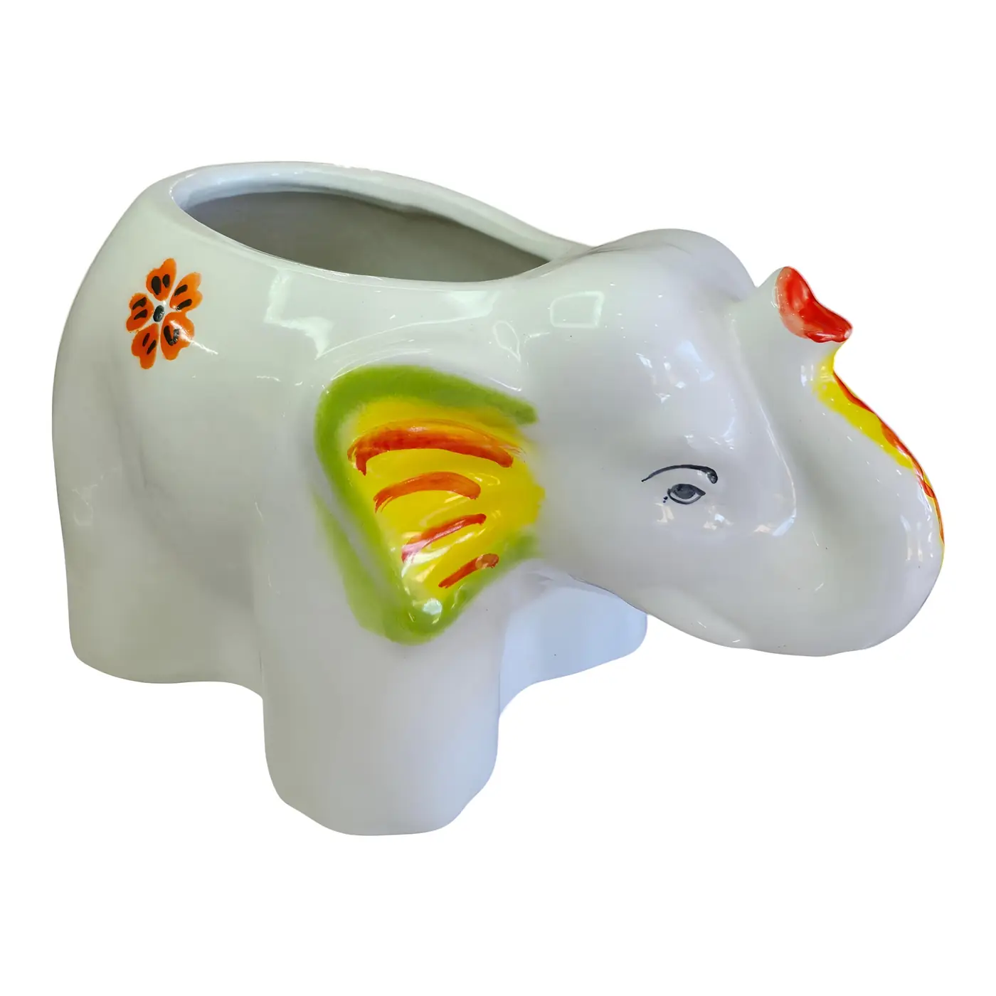 Ceramic Flower Pot Cm - Ceramic Vase handmade by Ram Pottery Mauritius