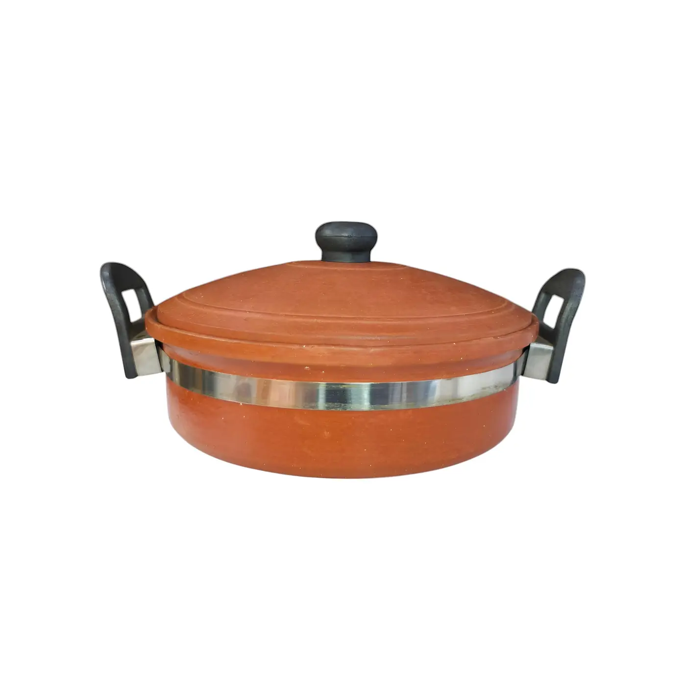 Clay Cooking Pot 2 5L Ref 10270 - Clay Cookingware handmade by Ram Pottery Mauritius