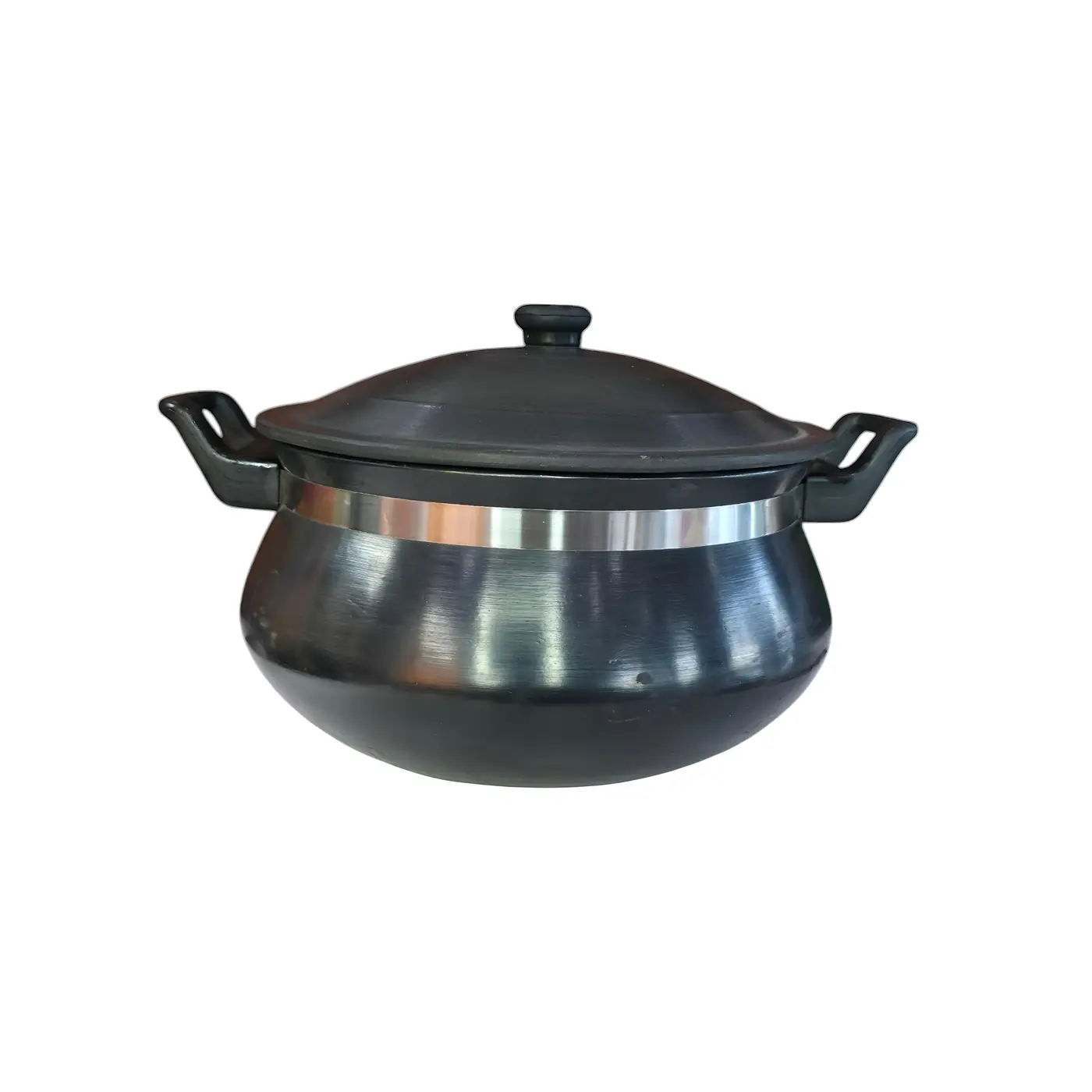 Clay Cooking Pot 3L Ref 10268 - Clay Cookingware handmade by Ram Pottery Mauritius