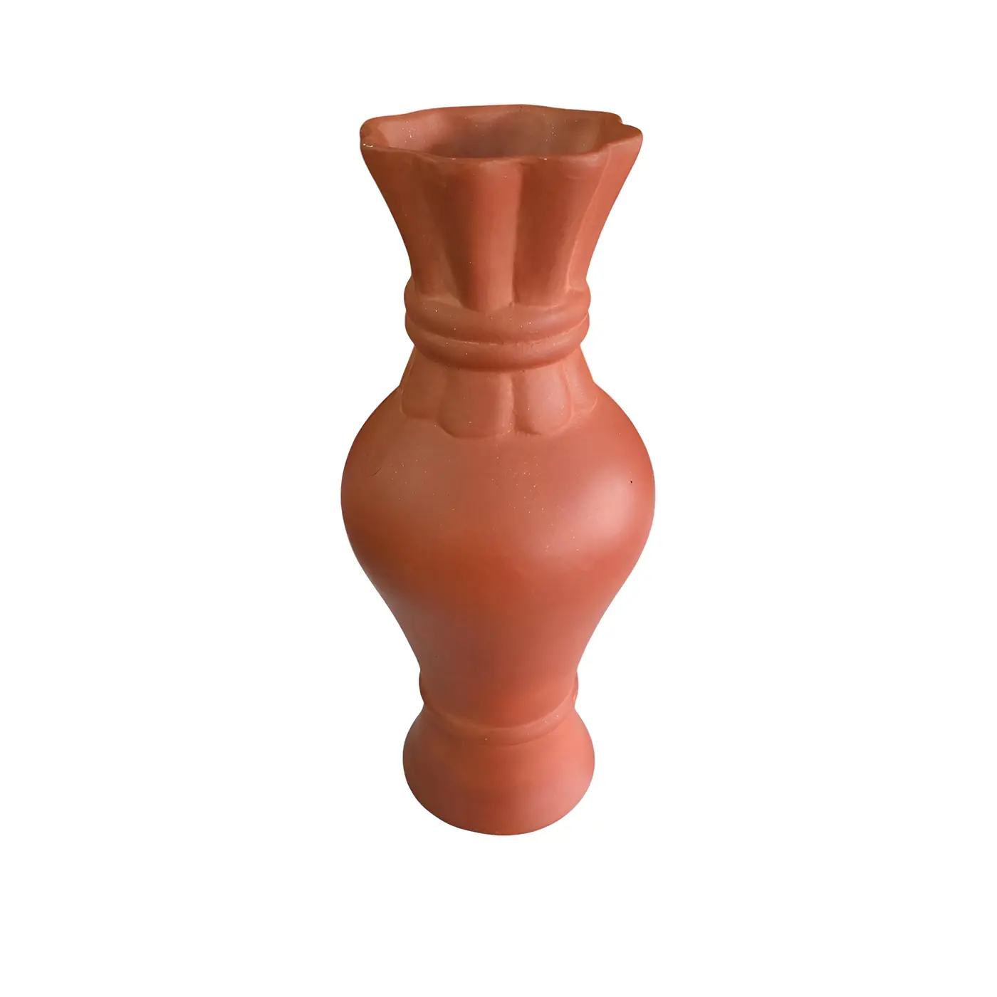 Clay Flower Vase - Clay Flower Pot handmade by Ram Pottery Mauritius