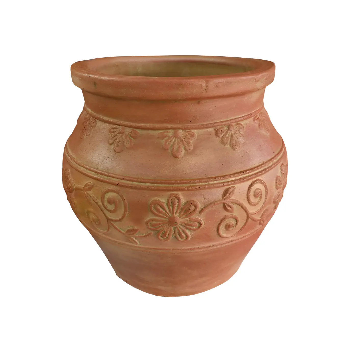 Flower Pot - Clay Flower Pot handmade by Ram Pottery Mauritius