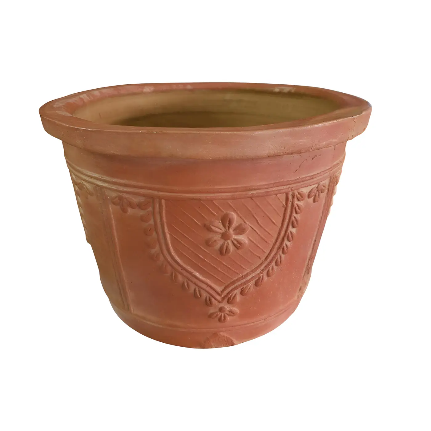 Flower Pot - Clay Flower Pot handmade by Ram Pottery Mauritius