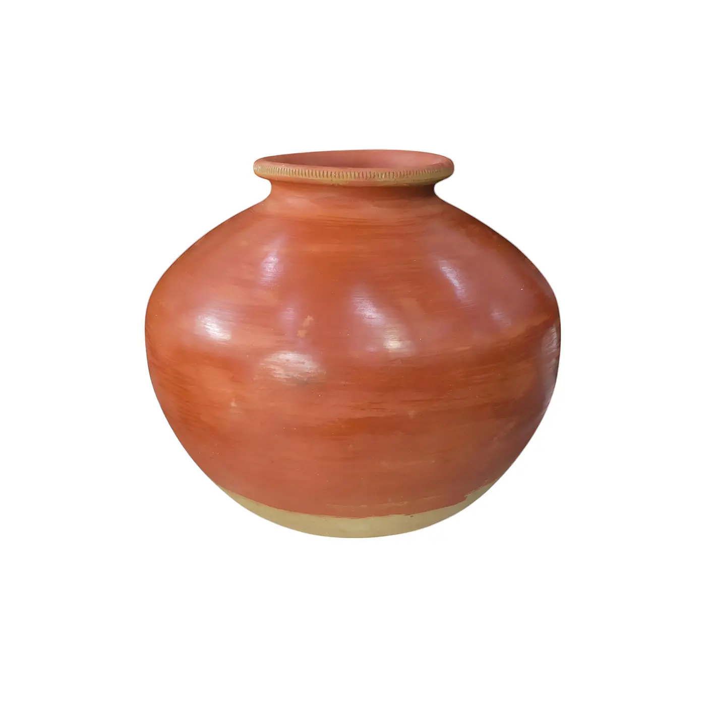 Clay Water Pot with Lid and Tap 20litres Ref 10396PL - Clay Matka handmade by Ram Pottery Mauritius