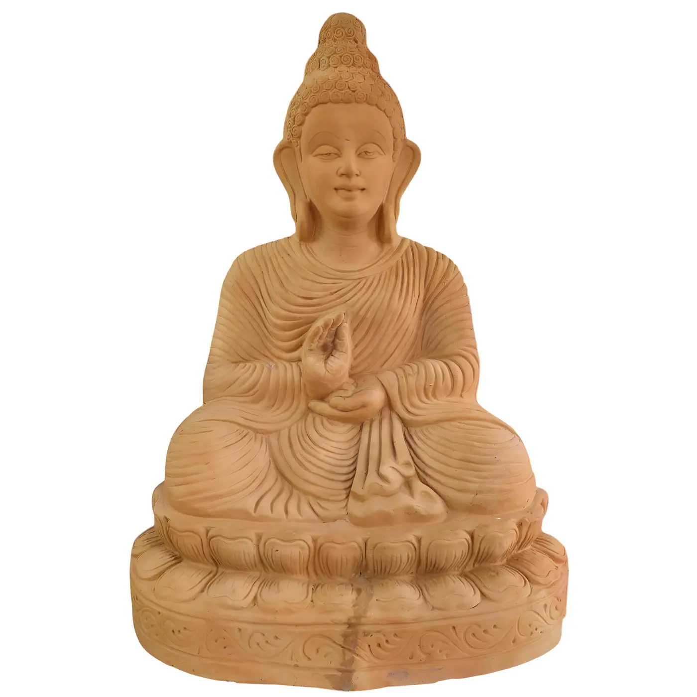 Clay Buddha Murti - Clay Murti handmade by Ram Pottery Mauritius