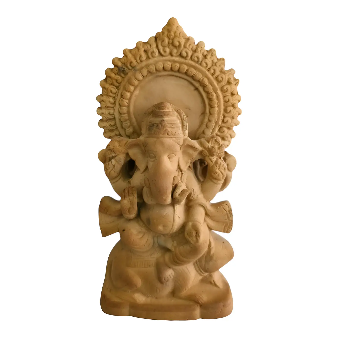 Clay Ganes Cm - Clay Murti handmade by Ram Pottery Mauritius