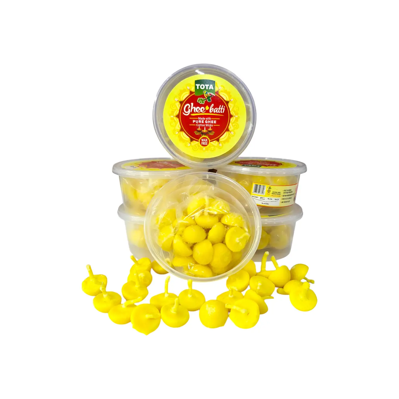 Ghee Batti 30pcs - Clay Pooja Products handmade by Ram Pottery Mauritius