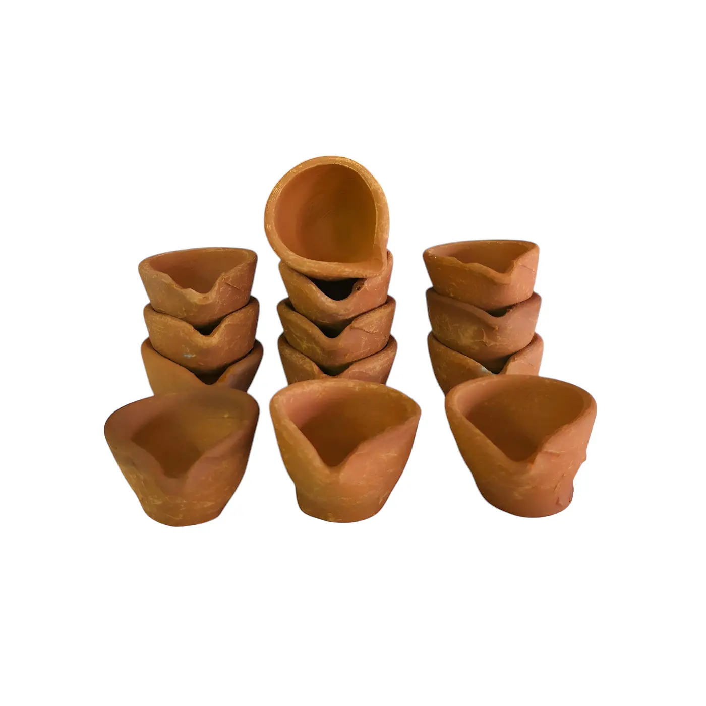 Clay Diya Local Ref 01 - Earthen Clay Lamp handmade by Ram Pottery Mauritius