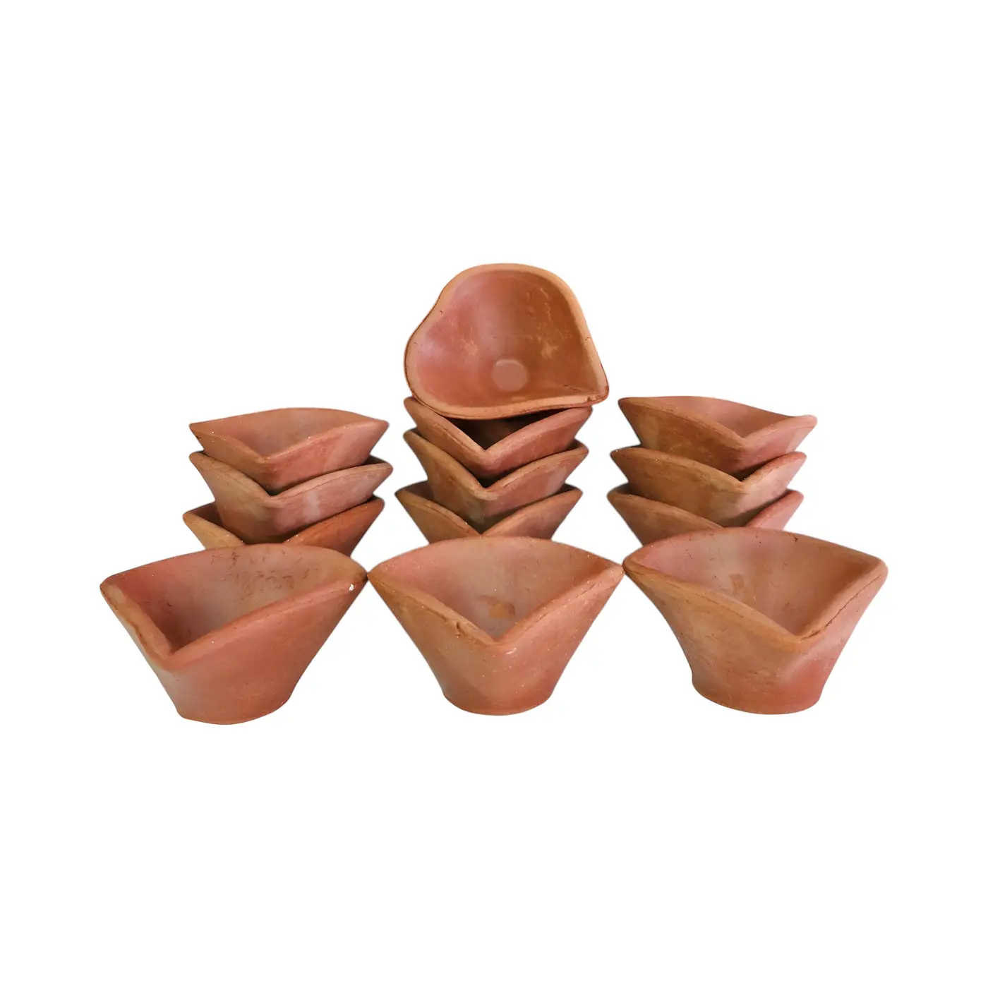 Clay Diya with Heart Shape Ref 105