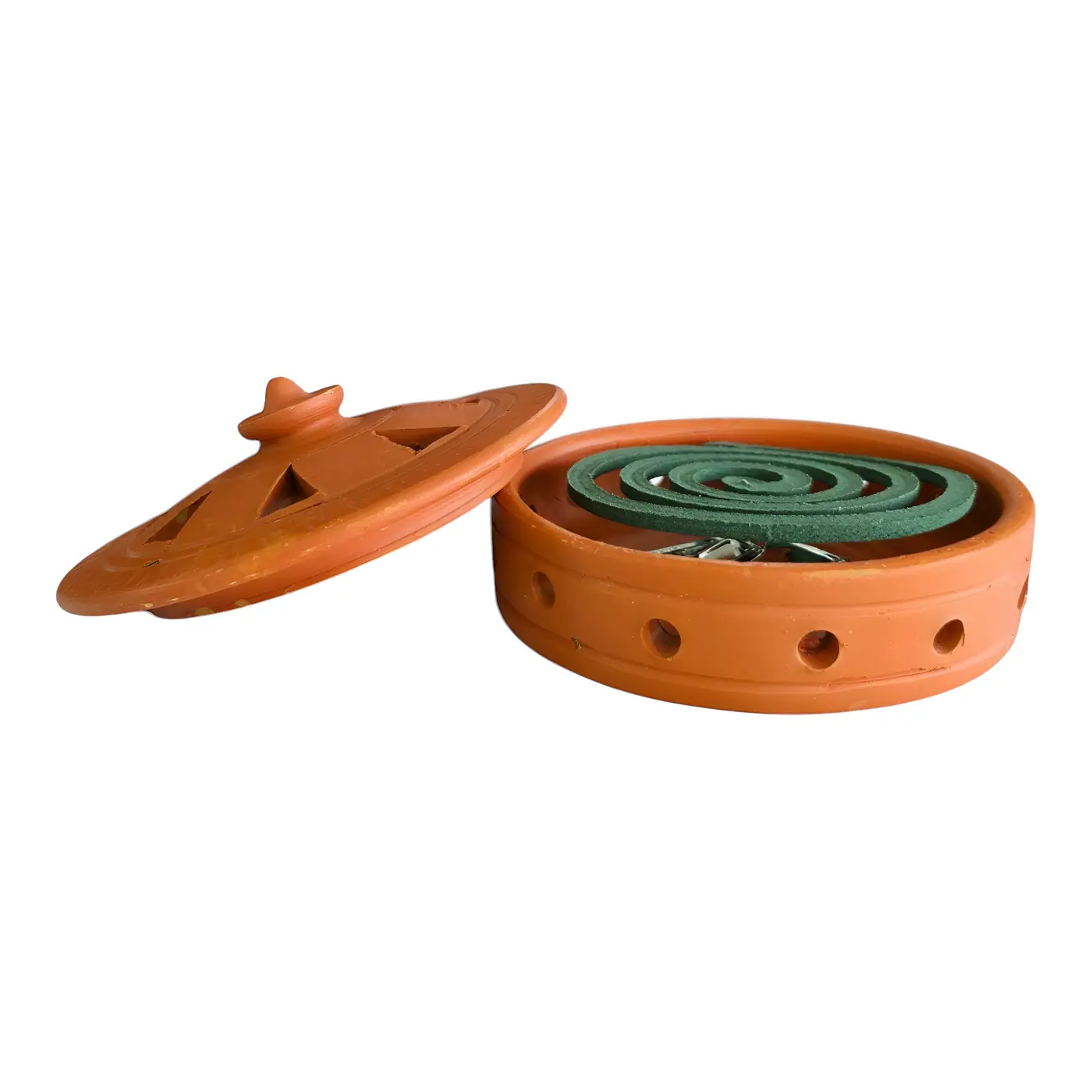 Clay Mosquito Coil Holder Ref 10414IND